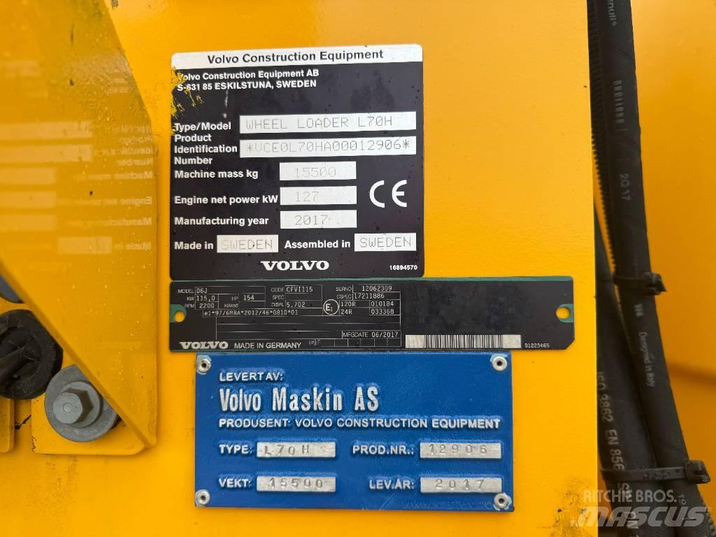 Volvo L 70 H Kolesové nakladače