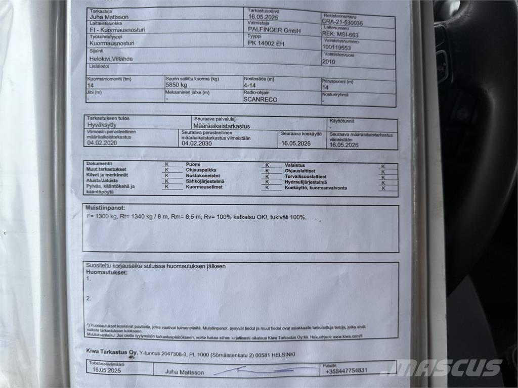 Volvo FH13 6X2 Autožeriavy, hydraulické ruky