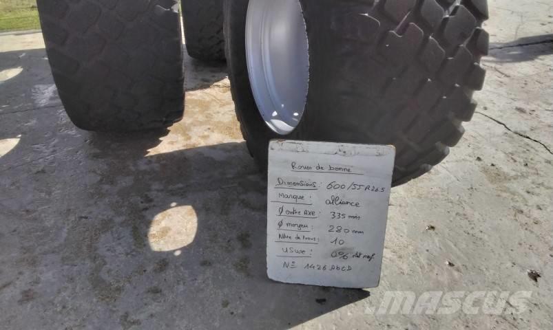 Alliance 600/55R26.5 Pneumatiky, kolesá a ráfiky
