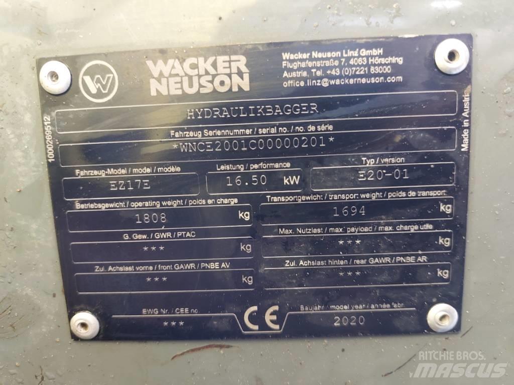 Wacker Neuson EZ17e Pásové rýpadlá