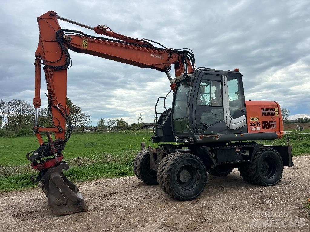 Hitachi ZX 140 W T-3 Kolesové rýpadlá