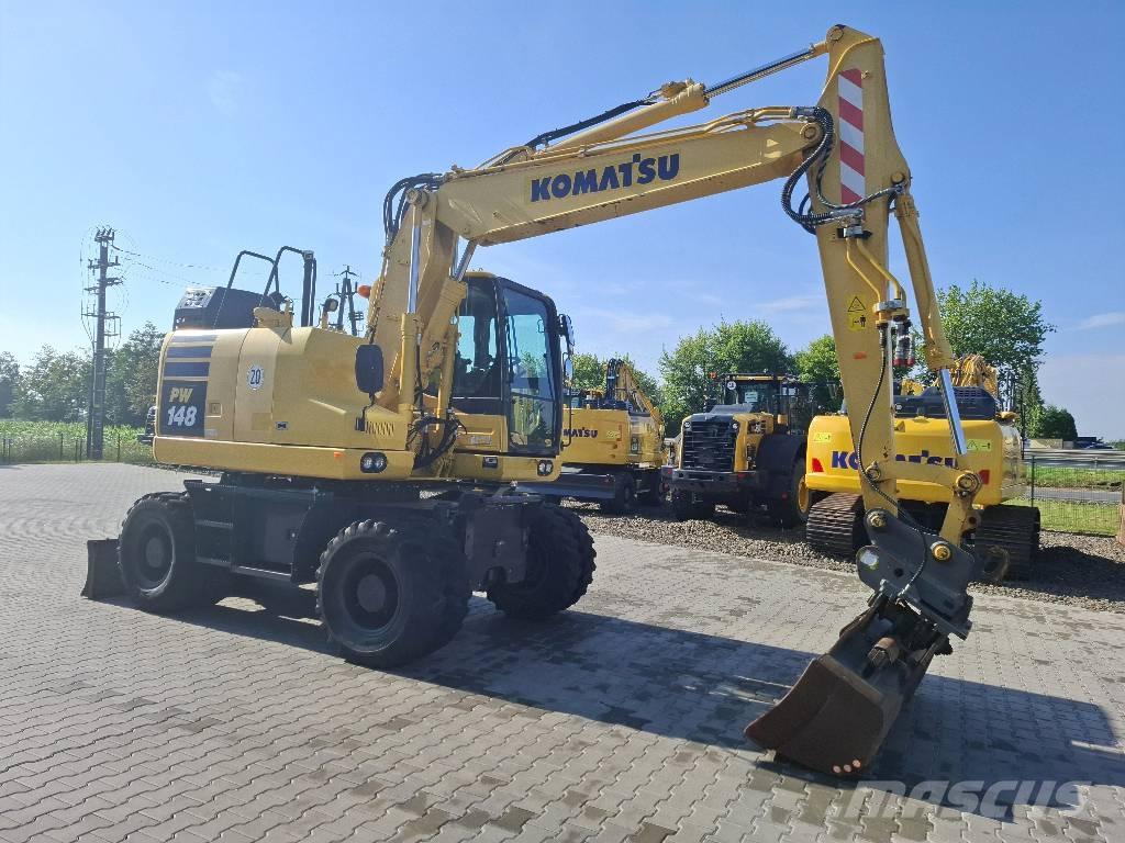 Komatsu PW 148-11 Kolesové rýpadlá