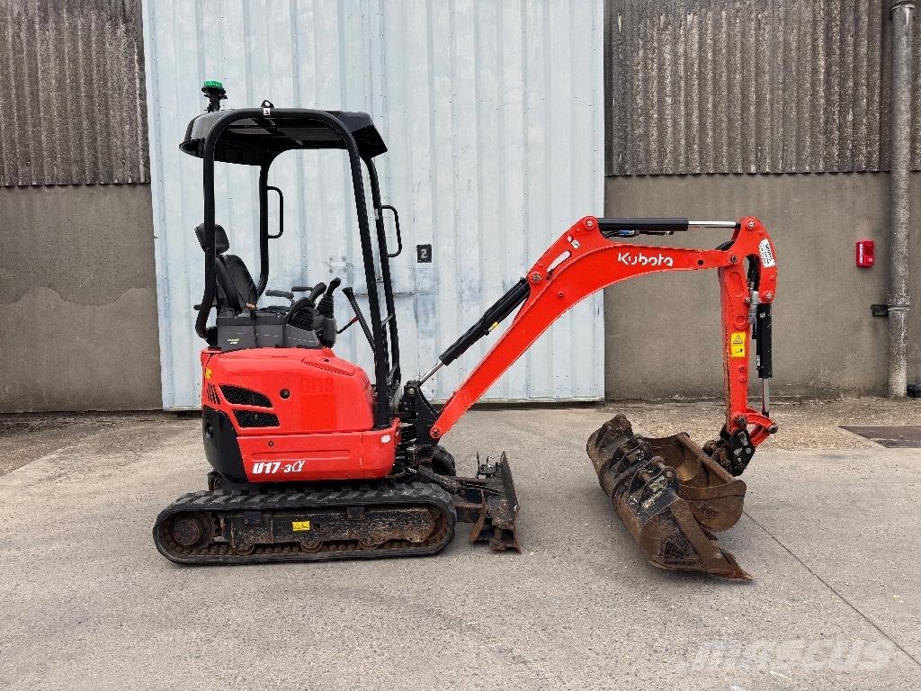 Kubota U 17 Mini rýpadlá < 7t