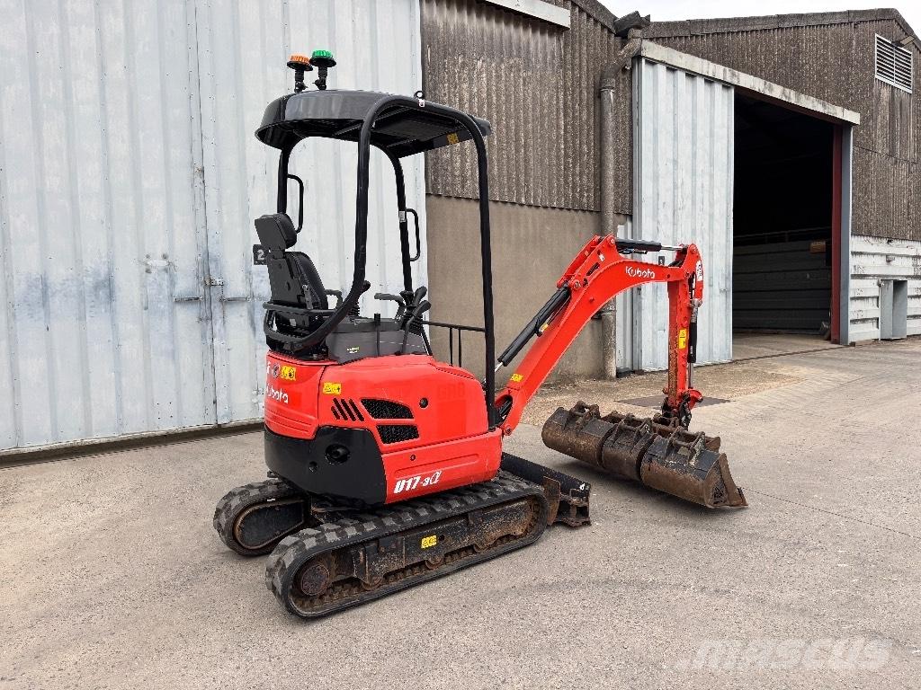 Kubota U 17 Mini rýpadlá < 7t