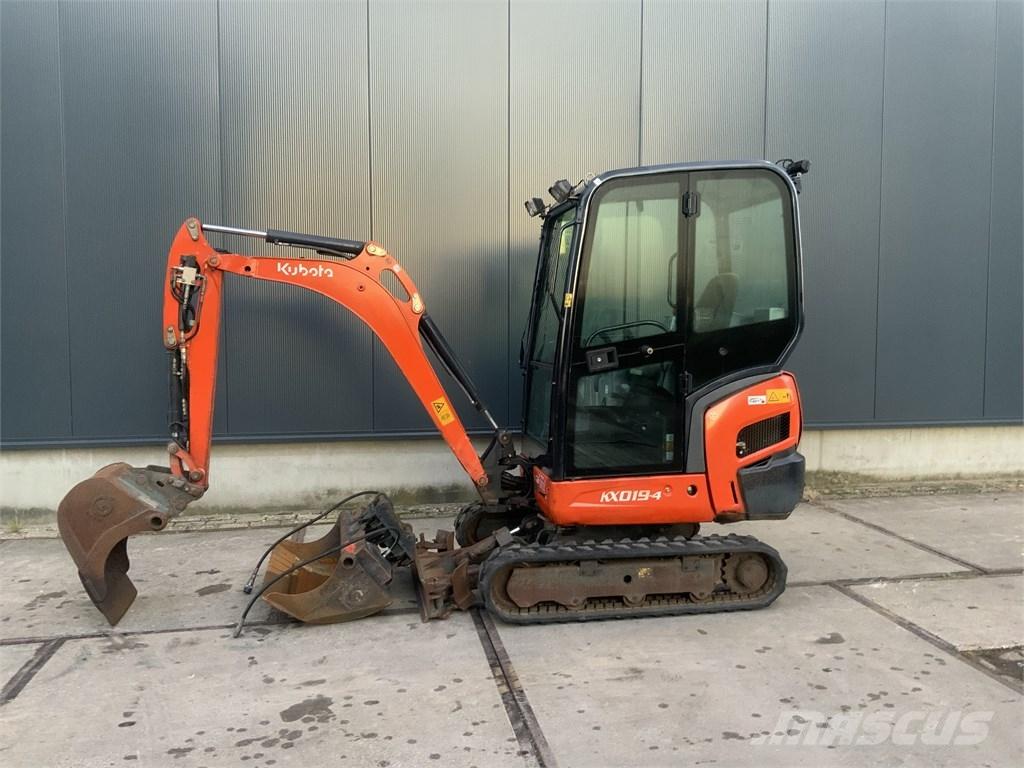 Kubota KX 019-4 Mini rýpadlá < 7t