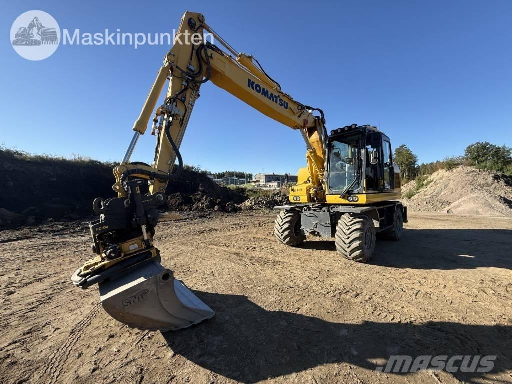 Komatsu PW 160 Kolesové rýpadlá