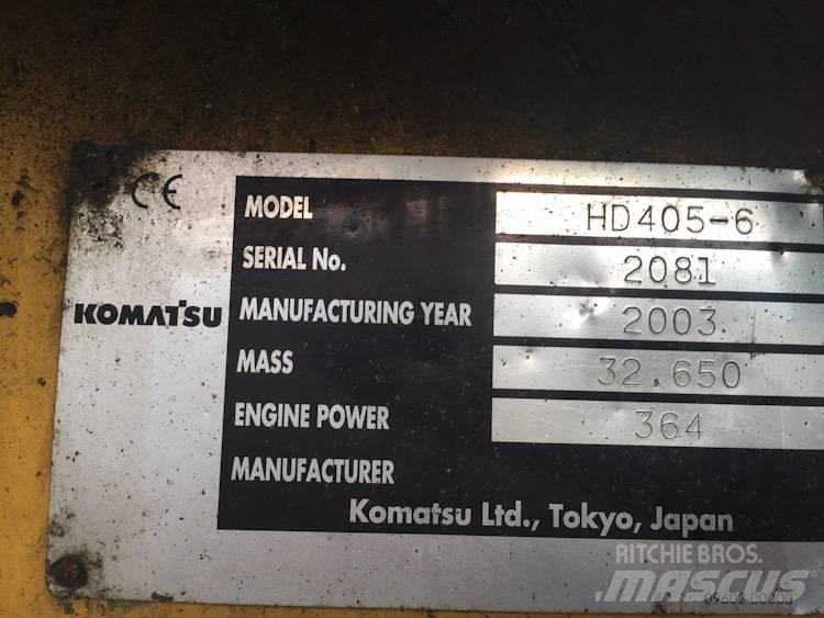 Komatsu HD405-6 Pevné dempry