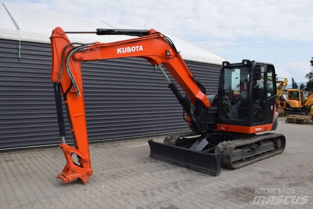 Kubota KX 080-4 Midi rýpadlá 7 t - 12 t