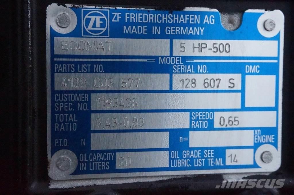 ZF 5 HP-500 Prevodovky
