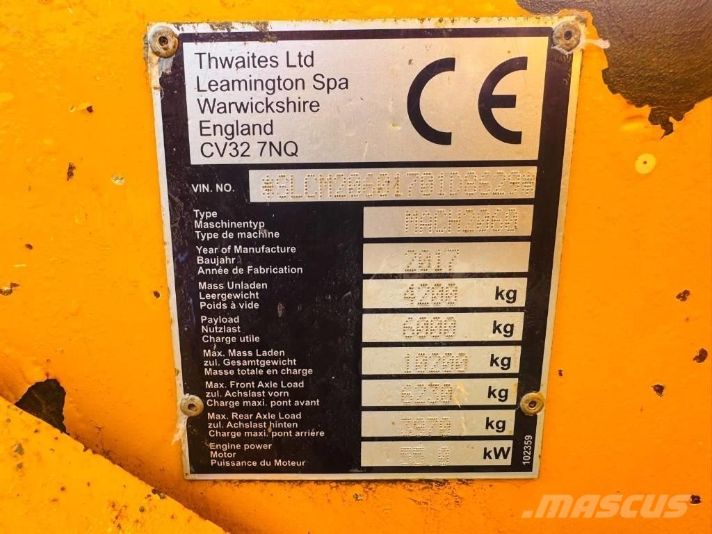 Thwaites 6T Stavebné sklápače