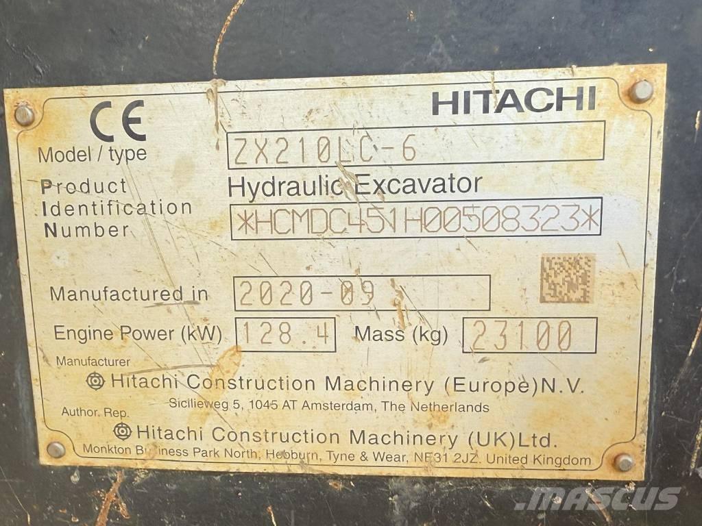 Hitachi ZX 210 LC-6 Pásové rýpadlá