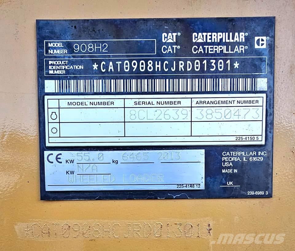 CAT 908 H 2 Kolesové nakladače