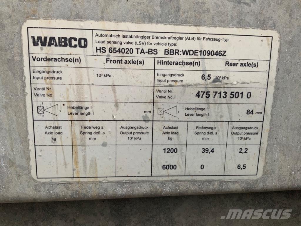 Humbaur HS 6540 Prívesy na prepravu automobilov