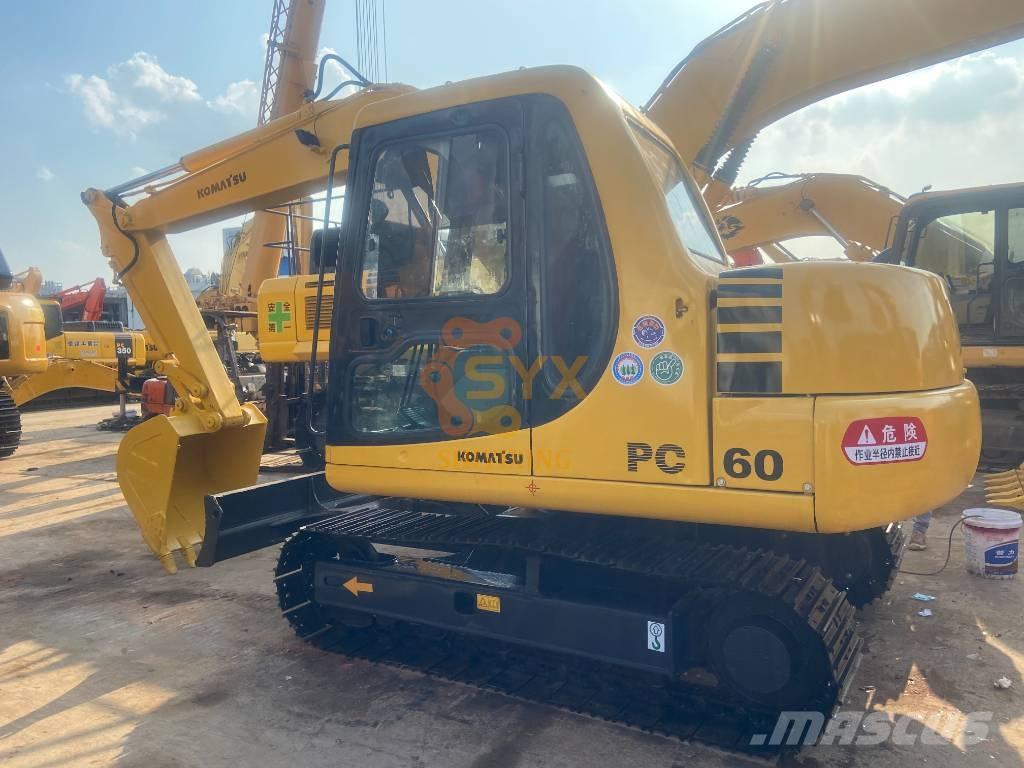 Komatsu PC 60 Pásové rýpadlá