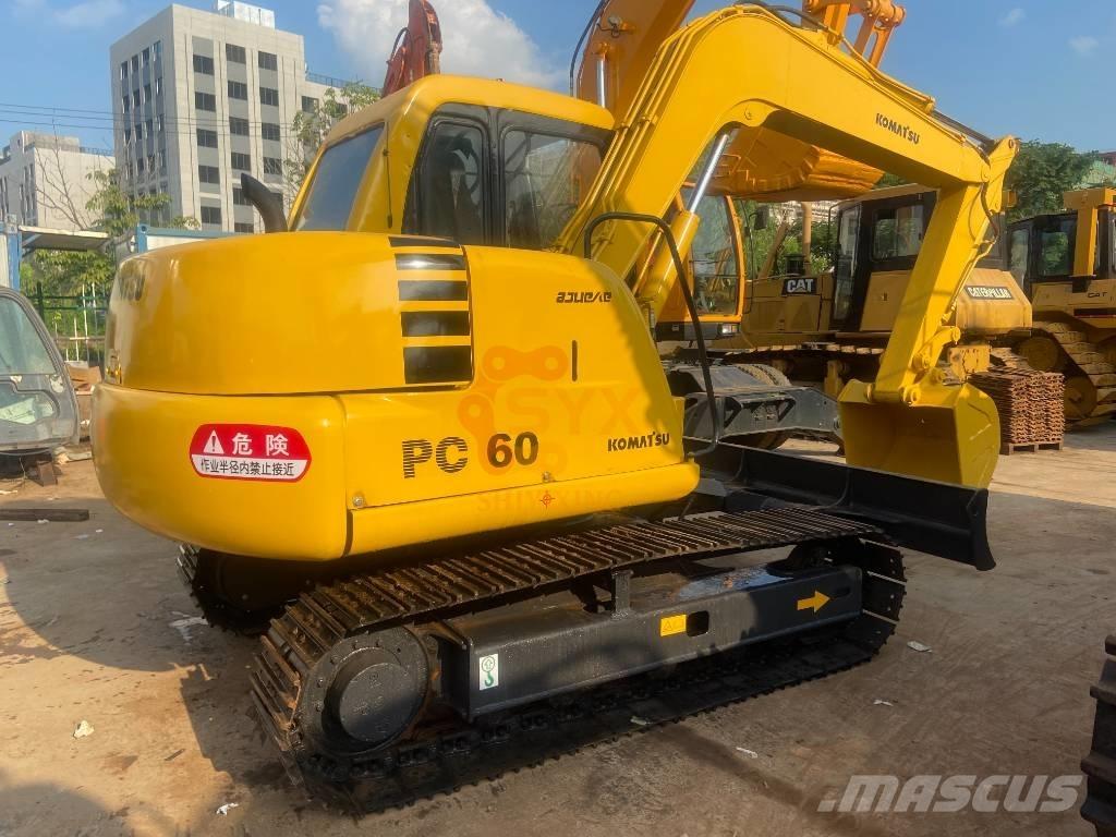 Komatsu PC 60 Pásové rýpadlá