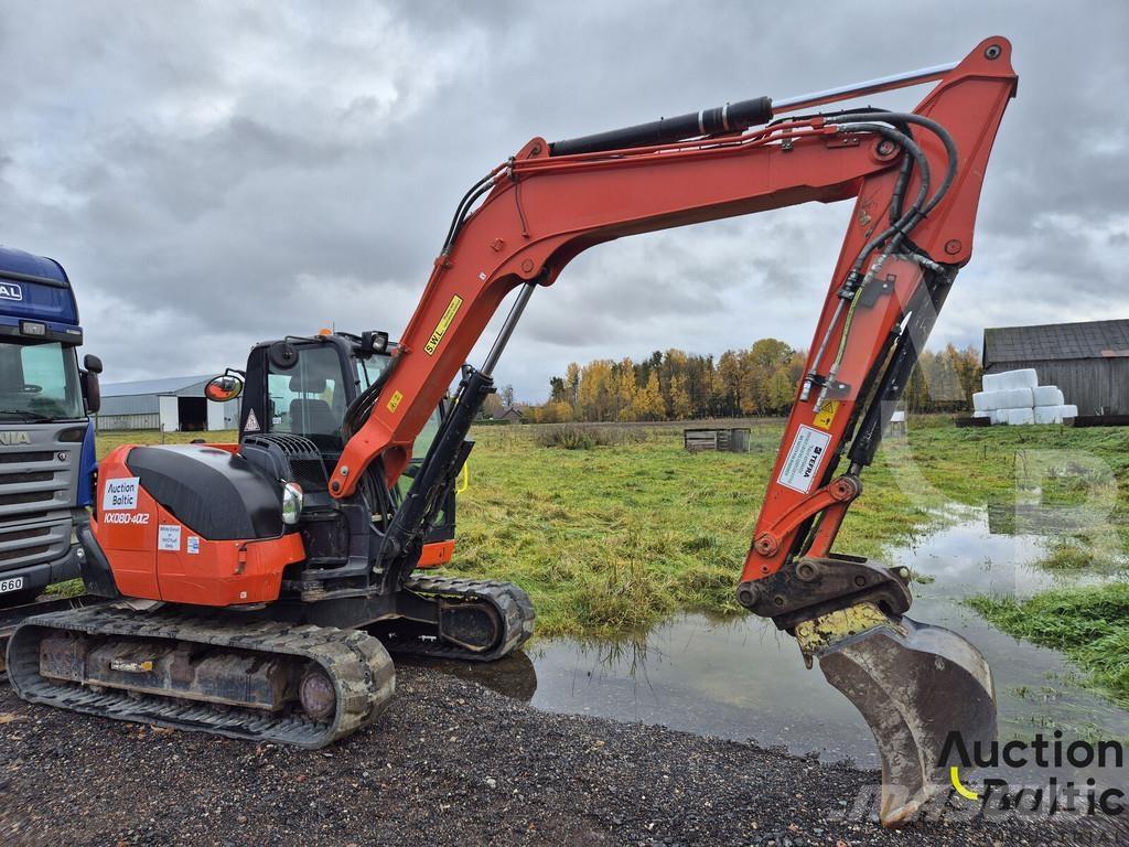 Kubota KX080-4a2 Midi rýpadlá 7 t - 12 t