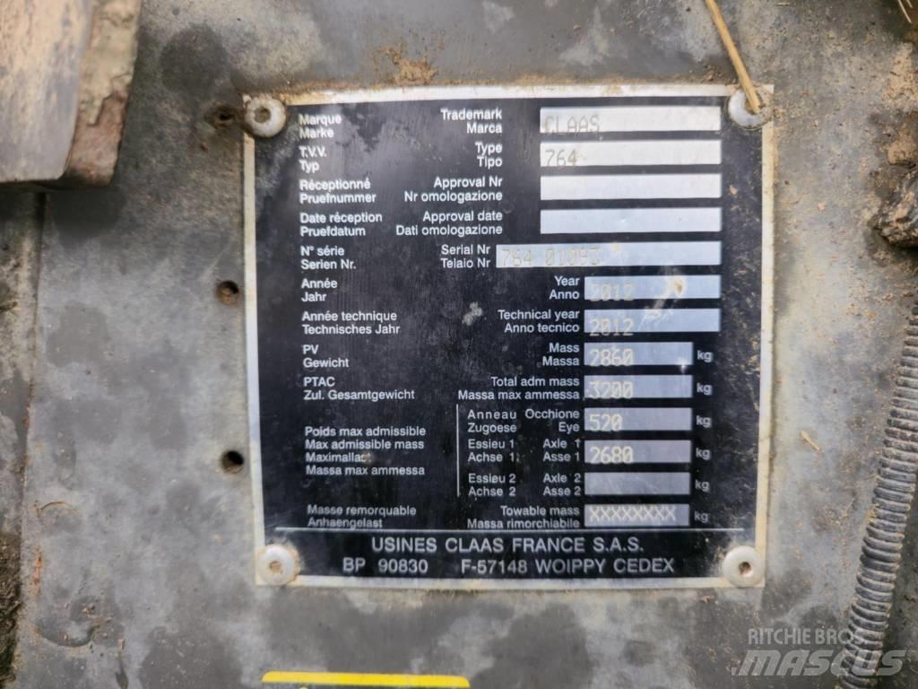CLAAS Rollant 375 RC Lisy na okrúhle balíky