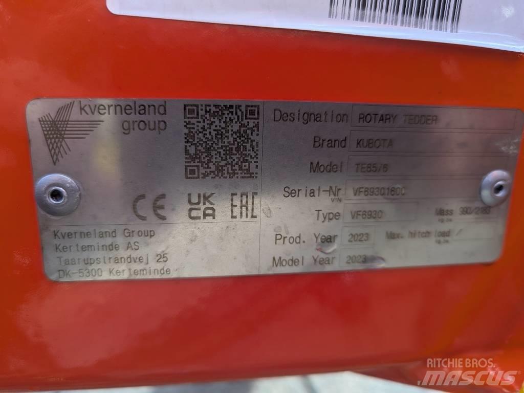 Kubota TE 6576 Príslušenstvo strojov na seno a krmivo