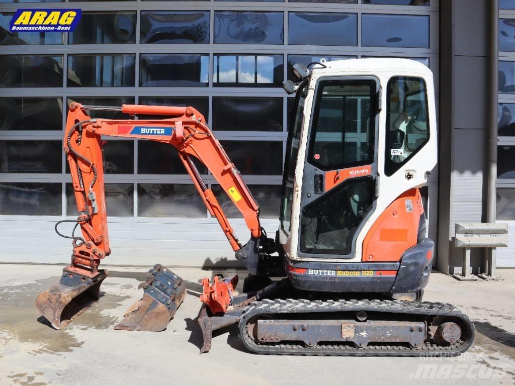 Kubota U 20-3 Mini rýpadlá < 7t
