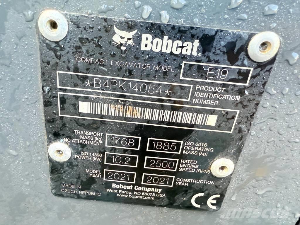 Bobcat E 19 Mini rýpadlá < 7t