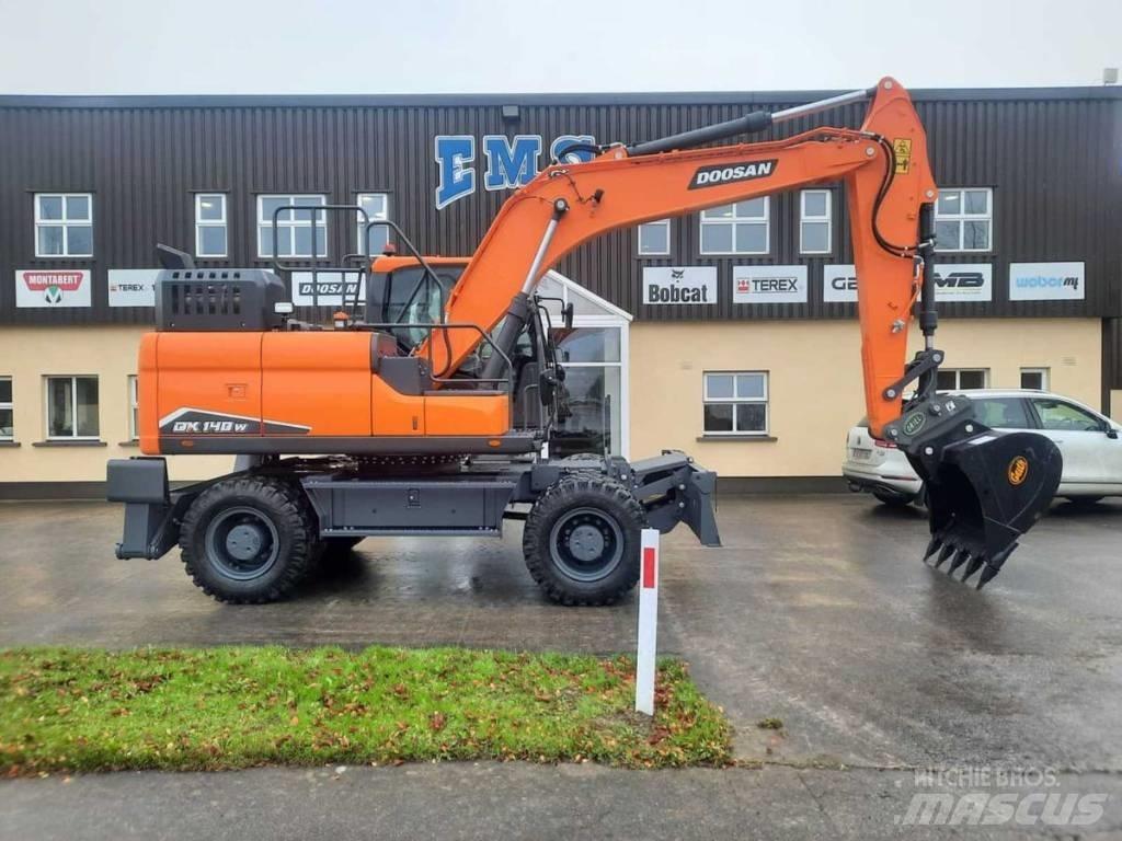 Doosan Dx140W-7 Kolesové rýpadlá