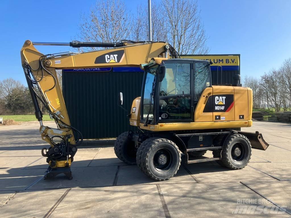 CAT M314F Kolesové rýpadlá