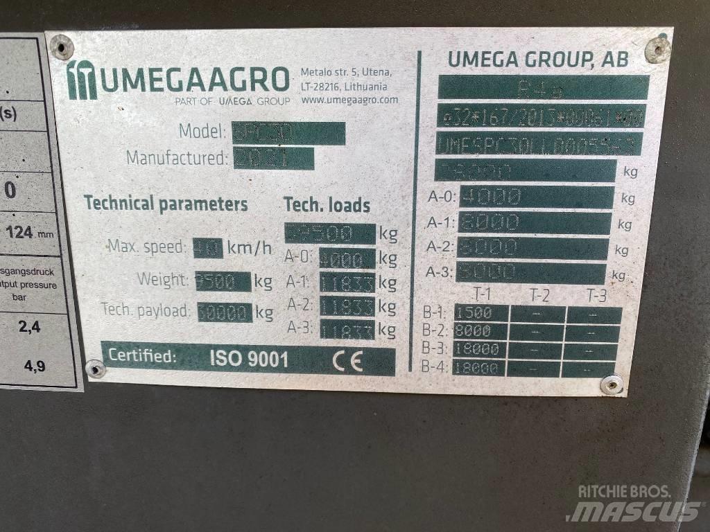 Umega SPC30 Vyklápacie prívesy
