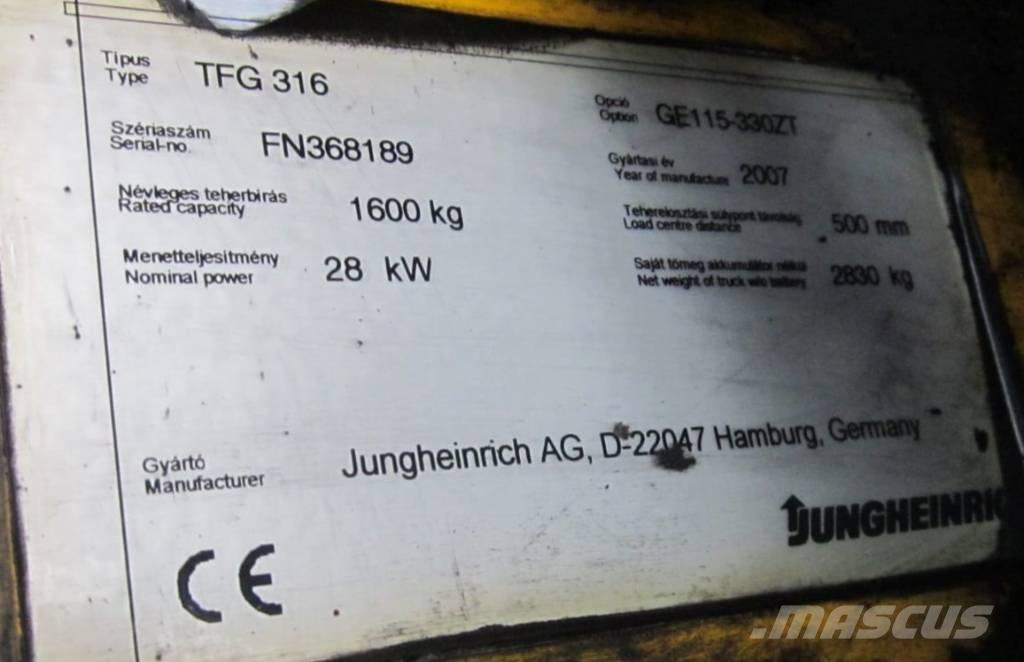 Jungheinrich TFG 316 LPG vozíky