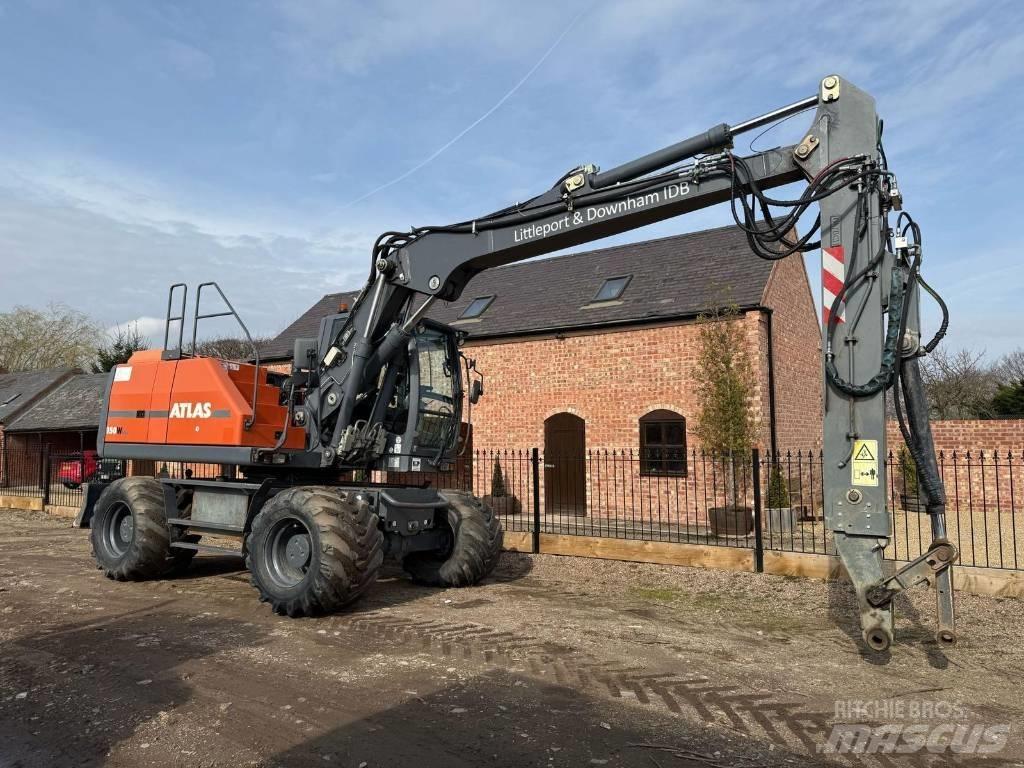 Atlas 150 W Kolesové rýpadlá