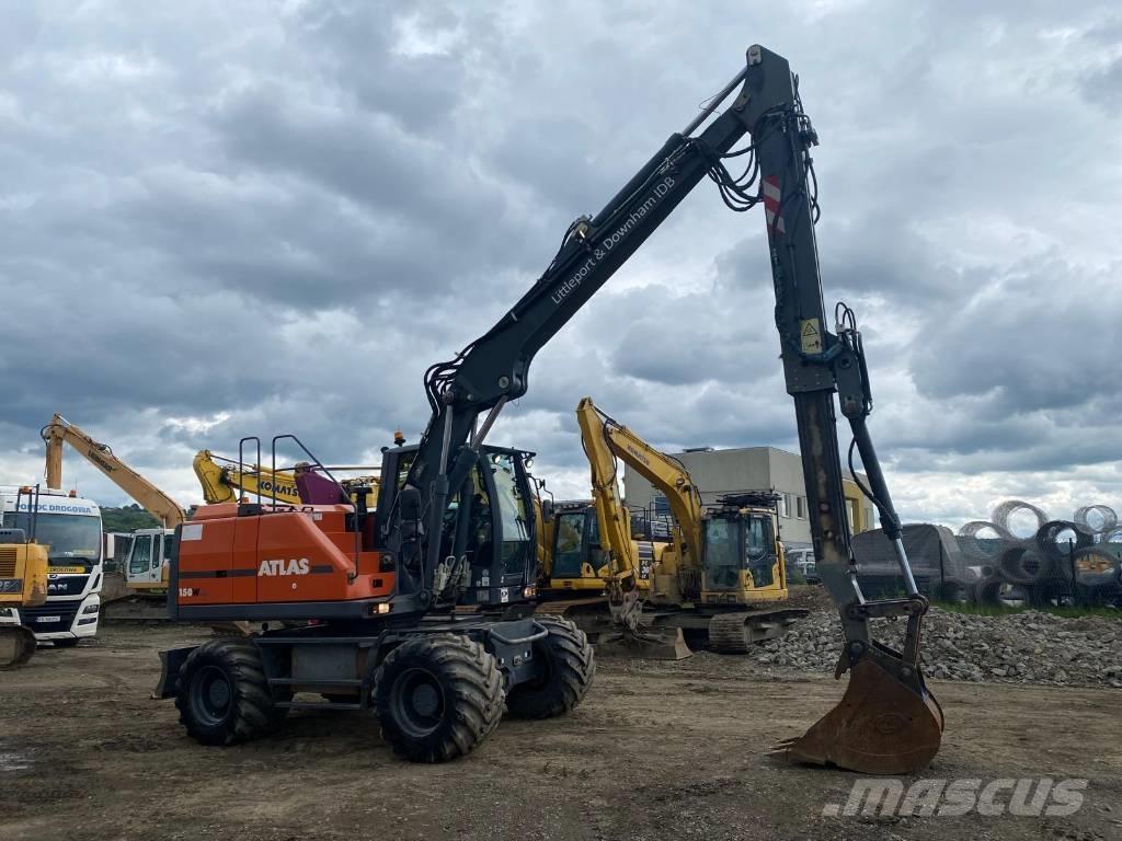 Atlas 150 W Kolesové rýpadlá