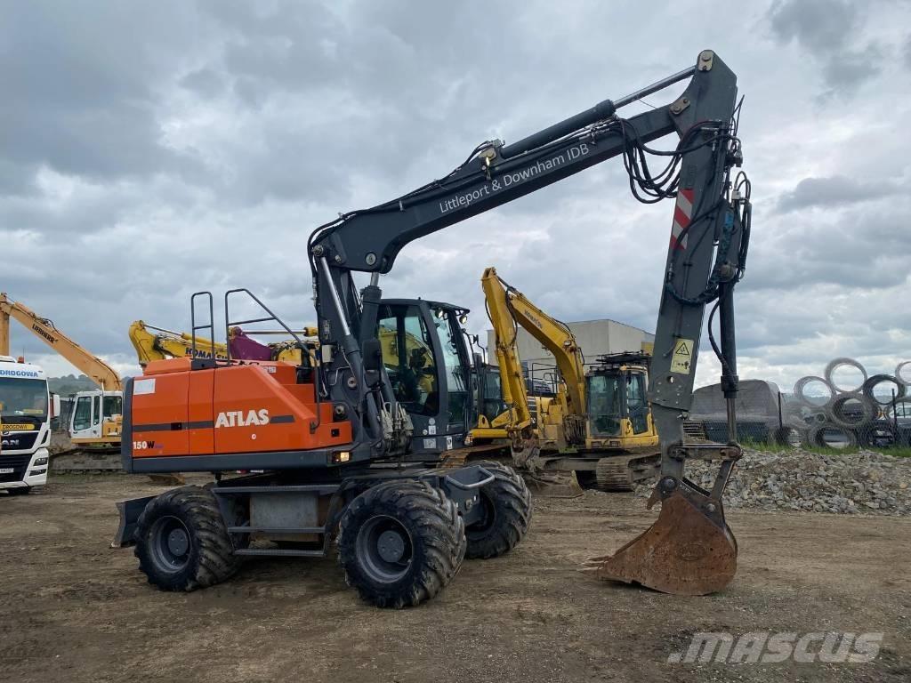 Atlas 150 W Kolesové rýpadlá