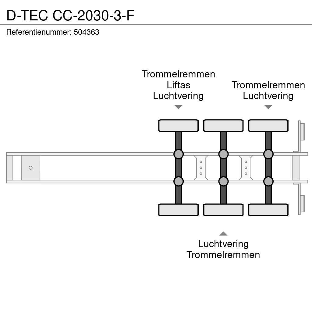 D-tec CC-2030-3-F Kontajnerové návesy