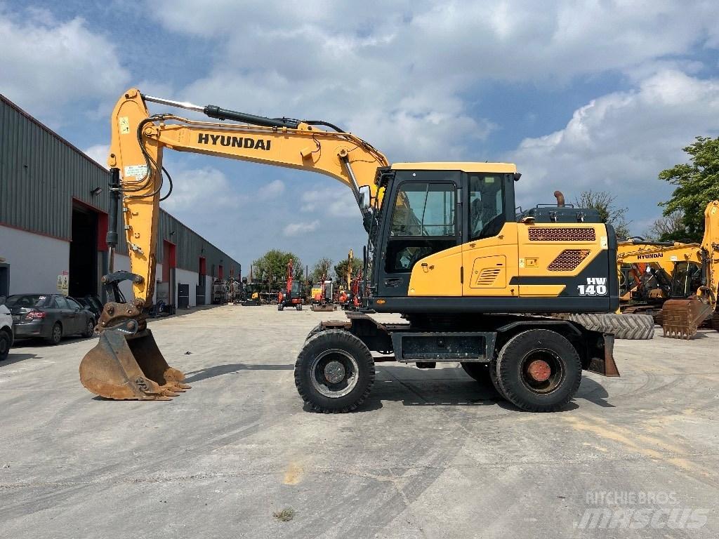 Hyundai HW140 Kolesové rýpadlá