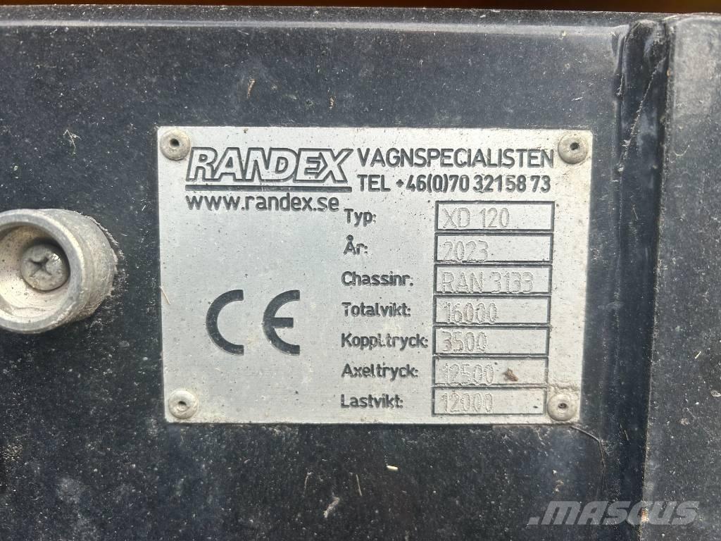 Randex XD 120 Vyklápacie prívesy