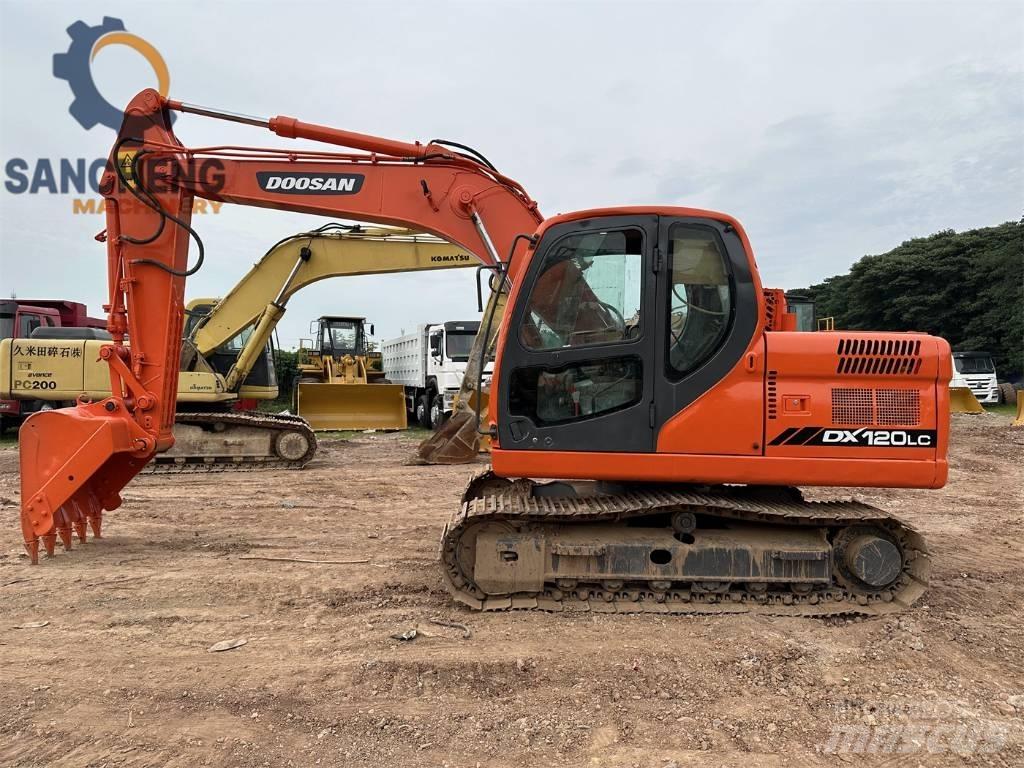 Doosan DX 120 Pásové rýpadlá