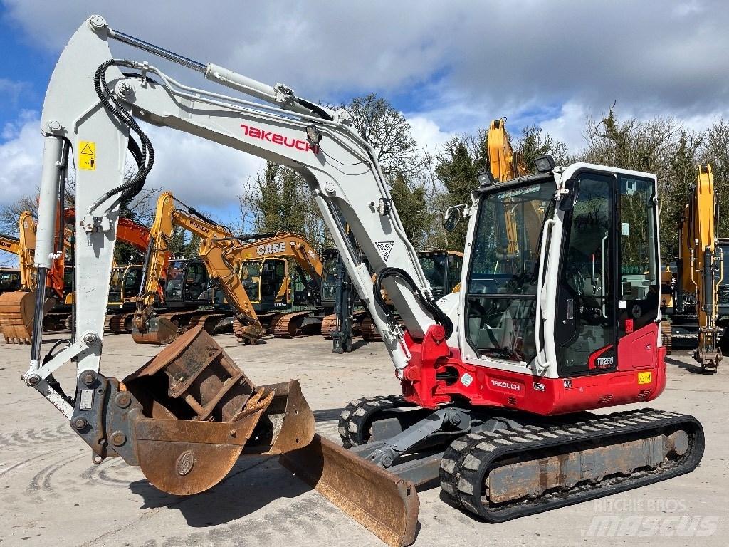 Takeuchi TB260 Mini rýpadlá < 7t