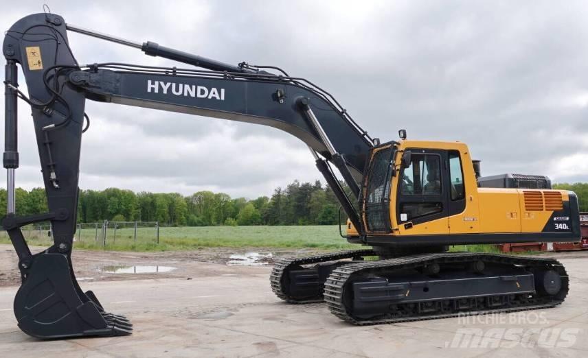 Hyundai 340 Pásové rýpadlá