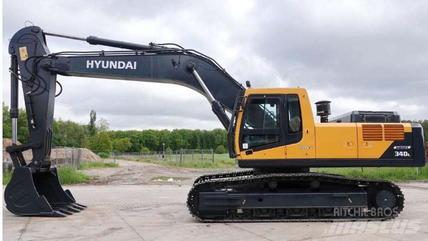 Hyundai 340 Pásové rýpadlá