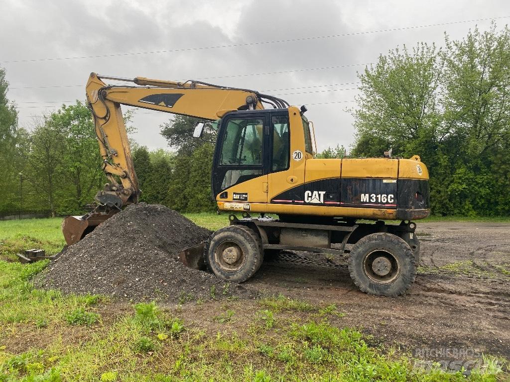 CAT M 316 C Kolesové rýpadlá