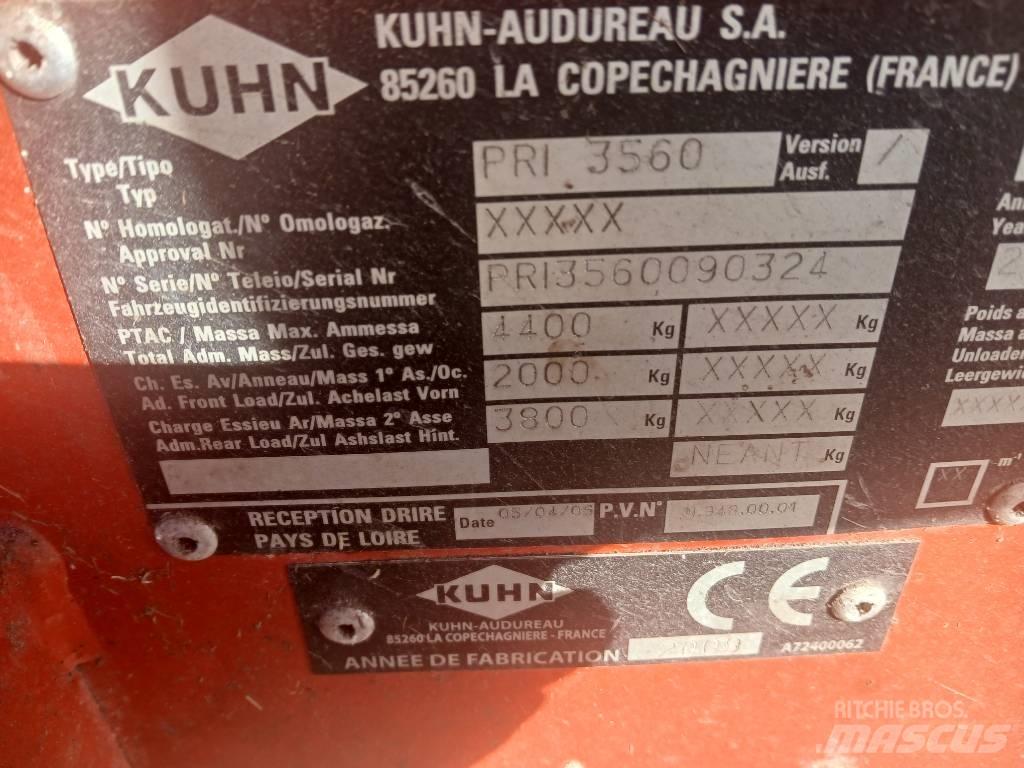 Kuhn Primor 3560 Drviče a rezače balíkov