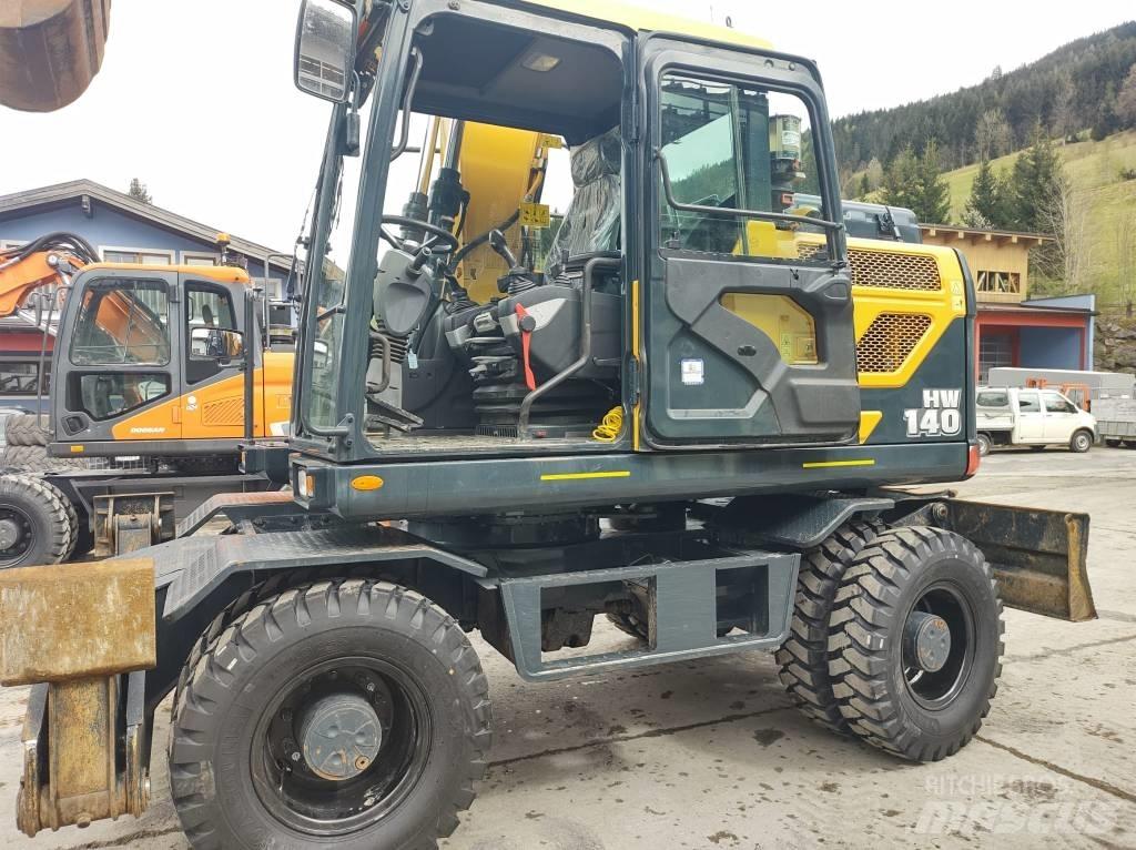 Hyundai HW140 Kolesové rýpadlá