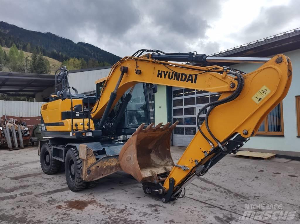 Hyundai HW140 Kolesové rýpadlá
