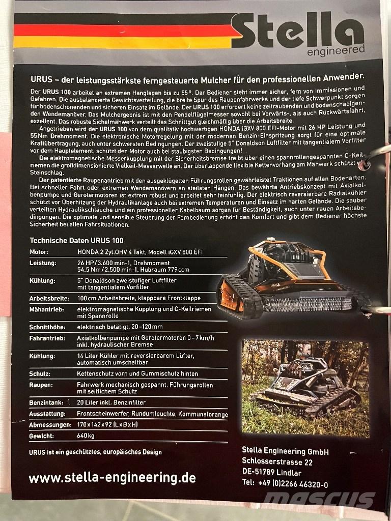  Stella URUS 100 Robotické kosačky