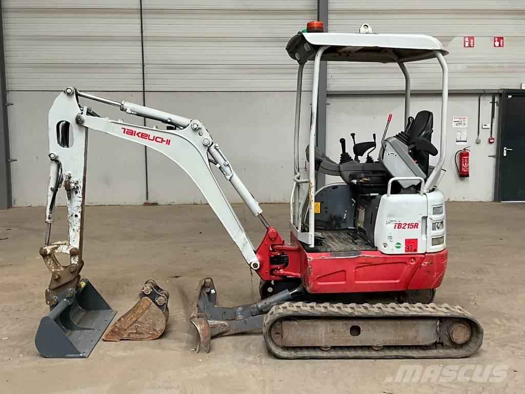 Takeuchi TB 215 R Mini rýpadlá < 7t