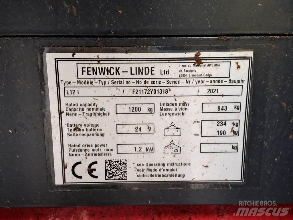 Linde L12I Ručne vedené vysokozdvižné vozíky
