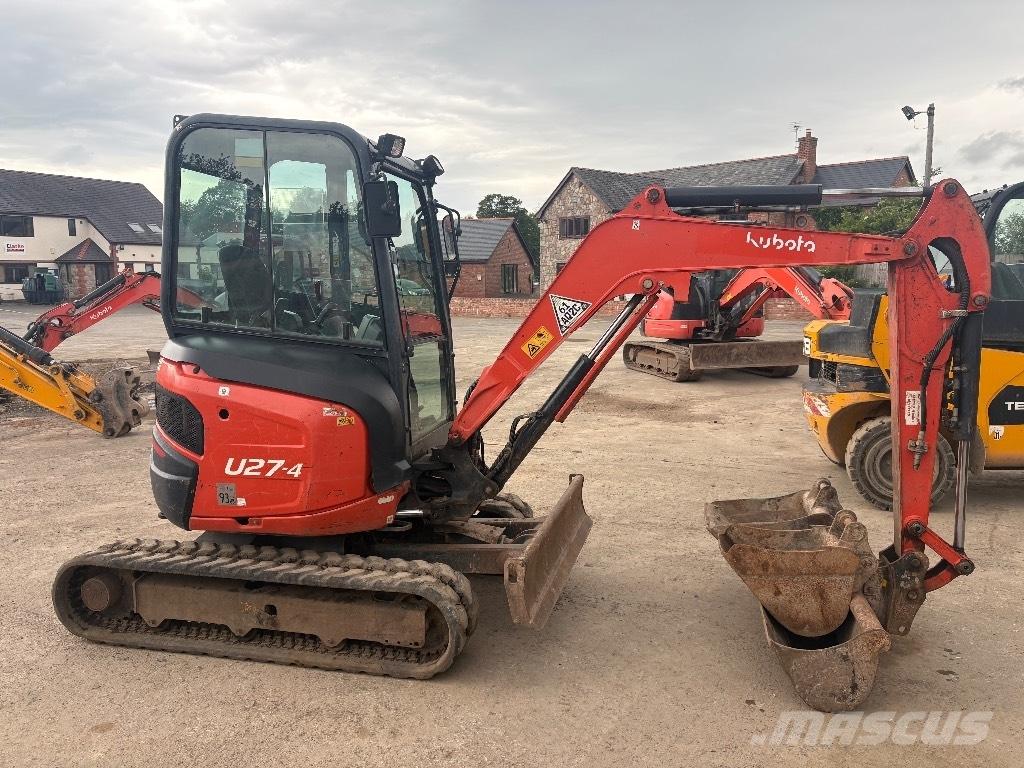 Kubota U 27-4 Mini rýpadlá < 7t