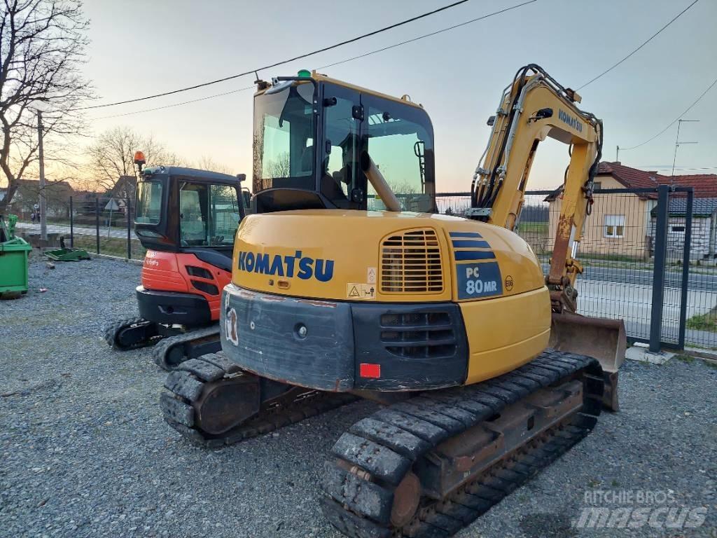 Komatsu PC 80 MR Midi rýpadlá 7 t - 12 t