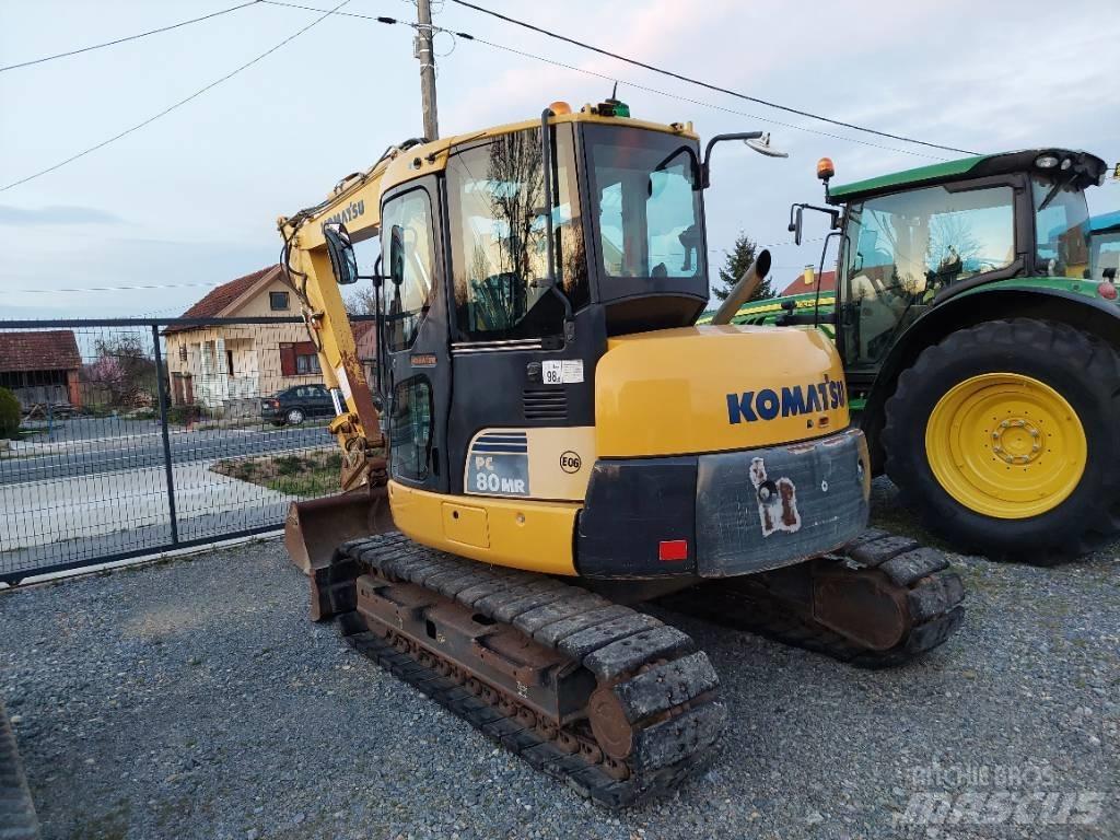 Komatsu PC 80 MR Midi rýpadlá 7 t - 12 t