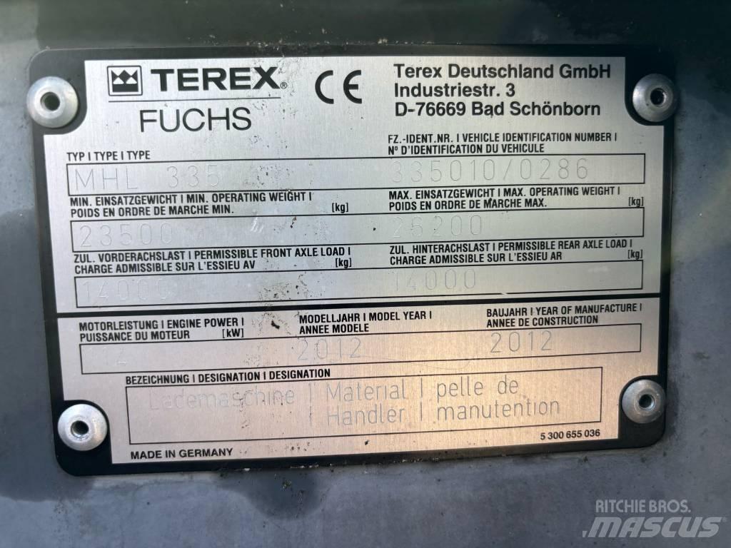 Fuchs MHL 335 Stroje pre manipuláciu s odpadom