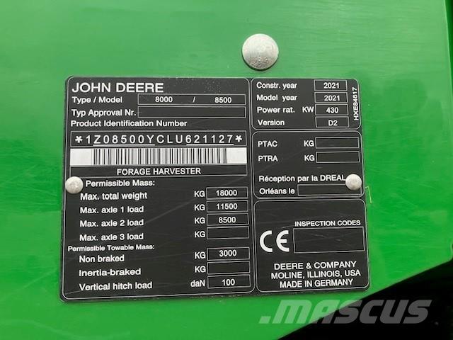 John Deere 8500i Samochodné kosačky